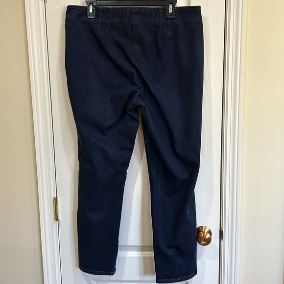 Talbots Slim Ankle Dark Wash Jeans - Picture 3 of 9